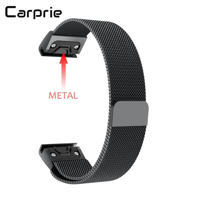 26 22 20mm klockarmband för garmin fenix 6x 6s 6 pro 5x 5 5s 3 3hr klocka snabbkopplingsarmband i rostfritt stål