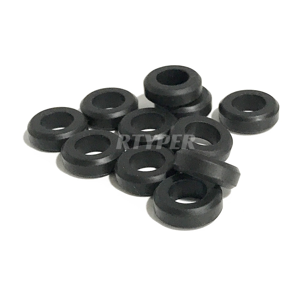Kit de reparo de injetor de combustível, kit de vedação em borracha o ring 100 para toyota mazda fiesta suzuki mitsubishi mpi 16 *, 22002 peças 8.8*5.5mm