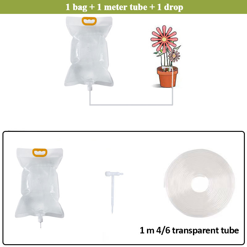 3,5 L Tuin Gieter Automatische Plant Irrigatiezak Verstelbare Infuus Drinkzak Tuinieren Zelfdrinkende Bevruchting Zak: WHITE