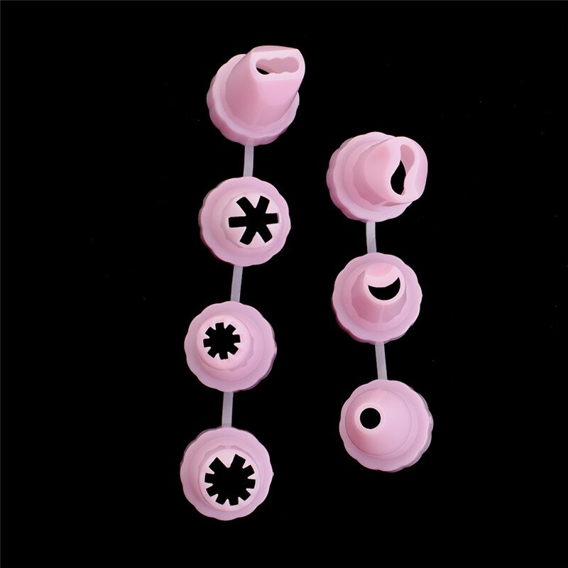 1 set Plastic Cake Nozzles Gereedschap Icing Piping Spuit Delicate Cake Decorating Tips Mal voor Fondant Cookies Chocolade Kerst