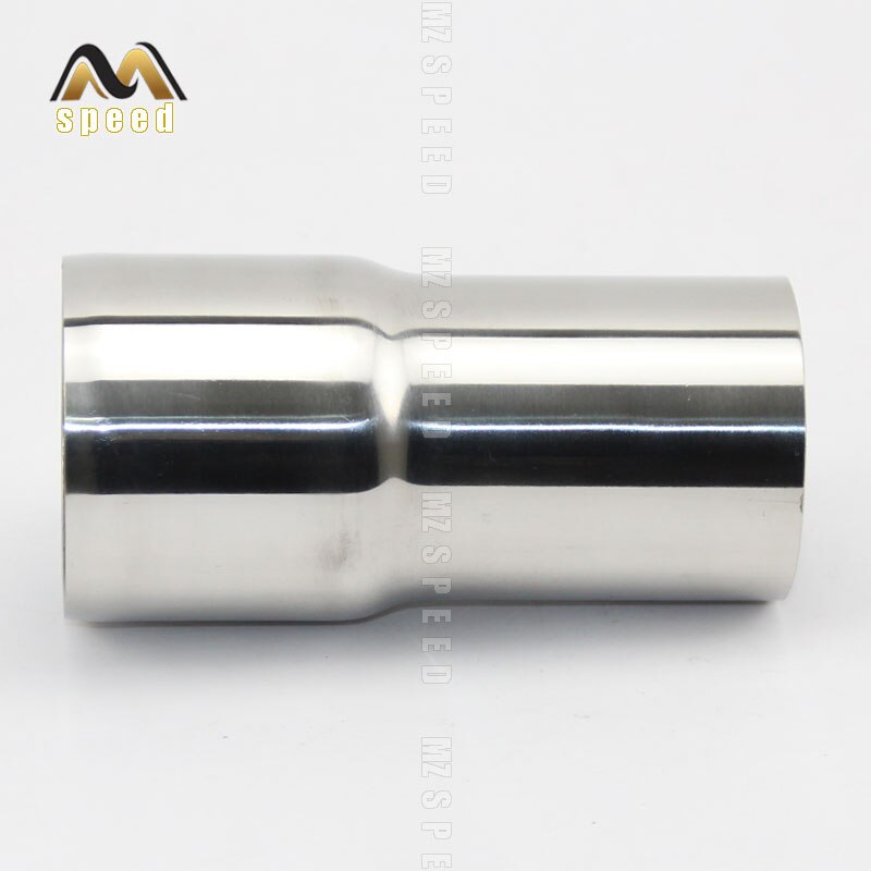 Car accessories 304 stainless steel reducer 63mm to 76mm stainless steel reducer exhaust pipe reducer