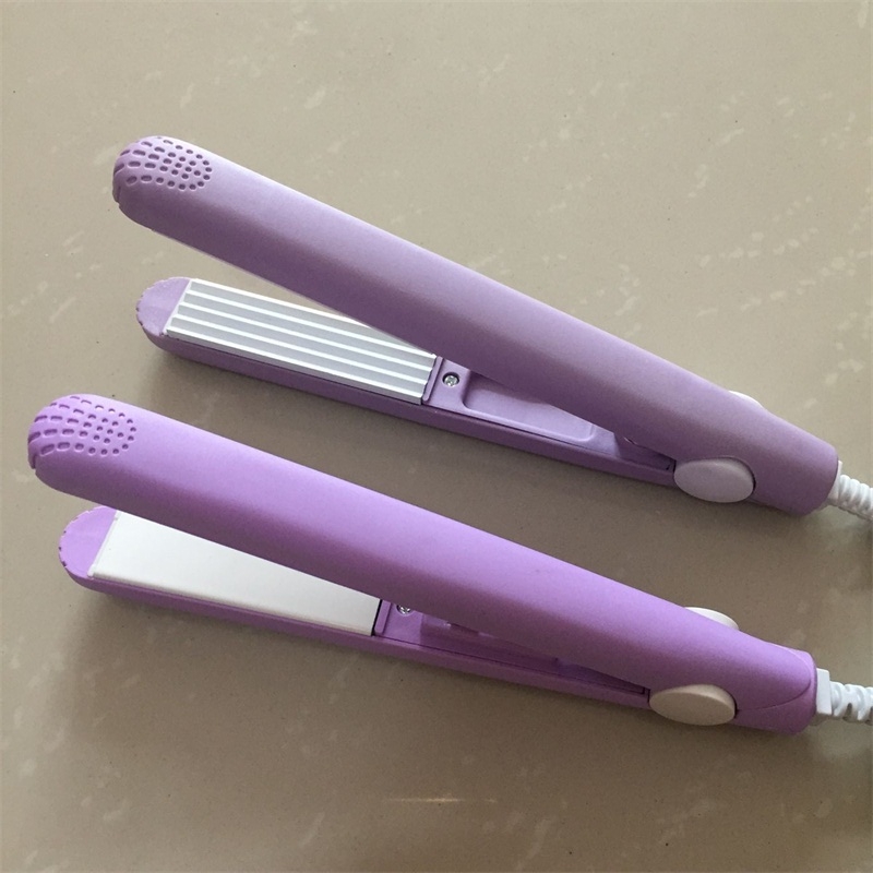 1Pc Mini Stijltang Keramische Stijltang Fronsen Krultang Styling Tools Haar Krultang Met Eu Adapter