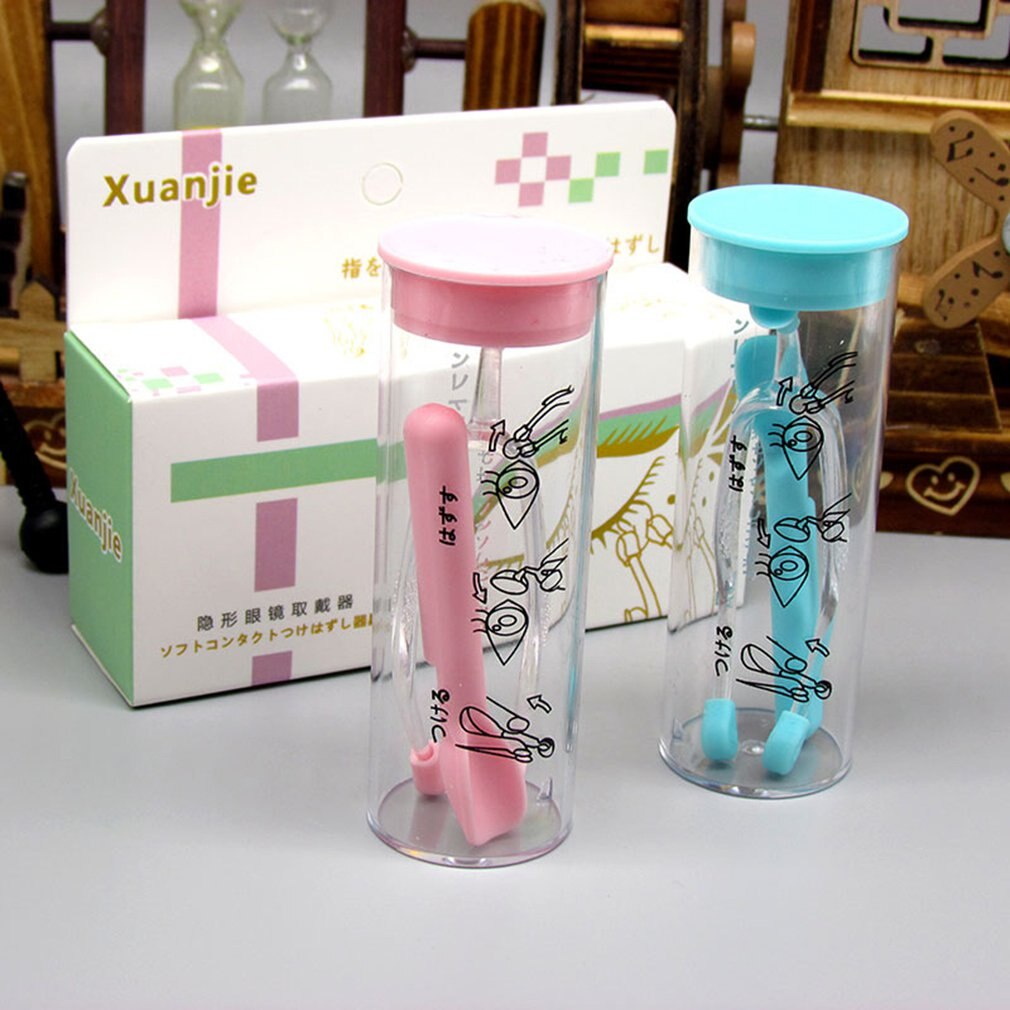 Silicone Contact Lens Small Sucker Rod RGP Inserter Contact Lens Wearing Tool