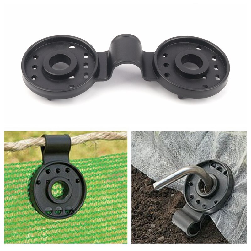 20pcs 3Kinds Sunshade Net Clip Hook Agriculture Sun Shade Net Curtain Installation Fittings Fence Netting Fix Parts: Round Clip