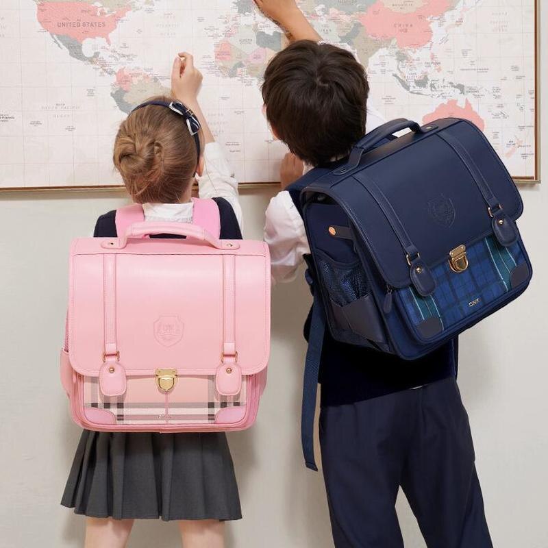 Schule Rucksäcke freundlicher Britischen Plaid Druck Schule Taschen Wasserdichte Größehe Kapazität Schüler Orthopädische Schul 2022 Mochila