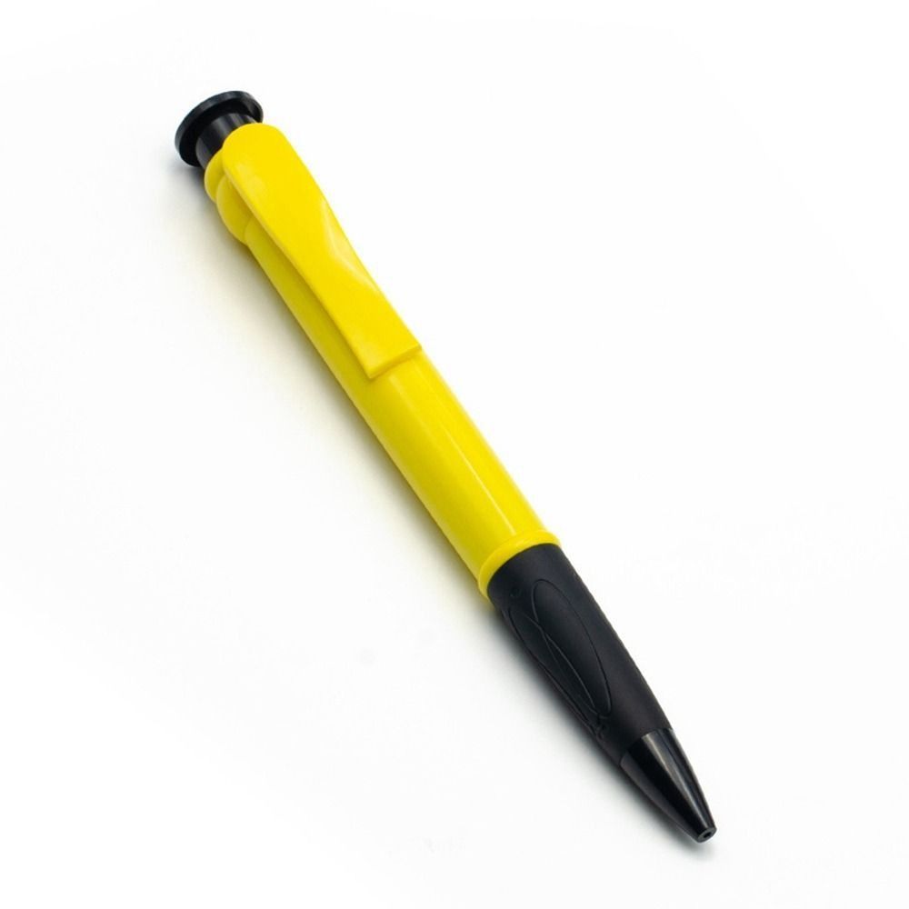 Plastic Big Ballpoint Pen Large Fun Oversize Writting Pen Props Toys Novelty Toy Huge Neutral Pen Stationery: Yellow