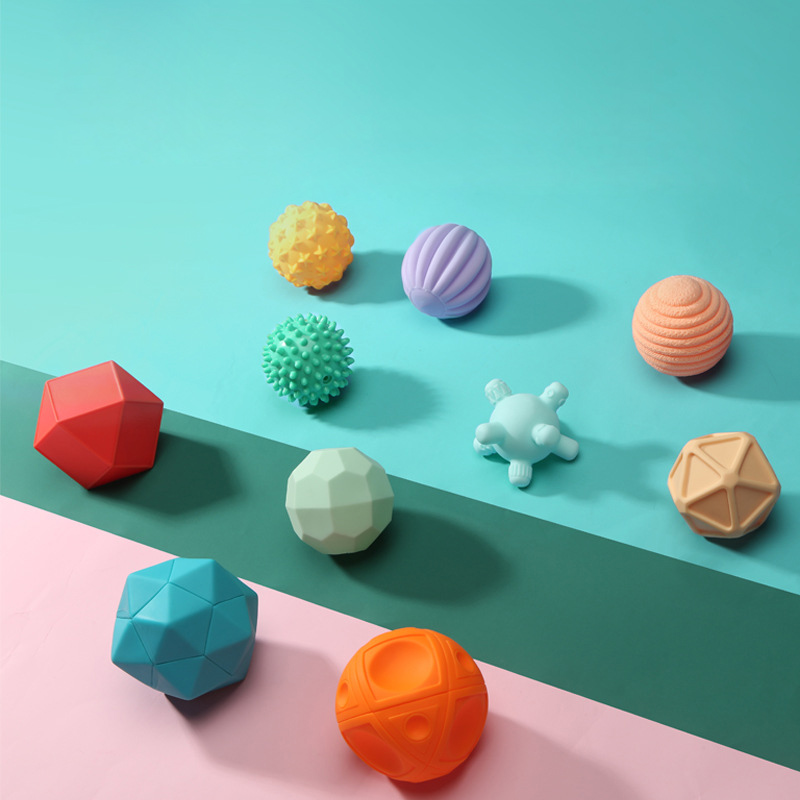 Neue Kinder Ball Strukturierte Multi DevelopTactile Sinne Spielzeug Baby Touch Hand Beißring Ball Training Massage Weichen Stress Bälle
