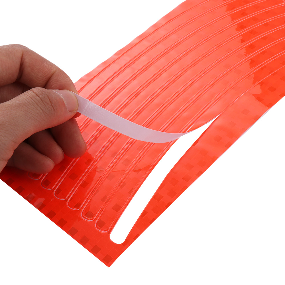 Samochód motocykl jazda na rowerze reflektor rowerowy naklejki fluorescencyjne felgi odblaskowe naklejki naklejka akcesoria