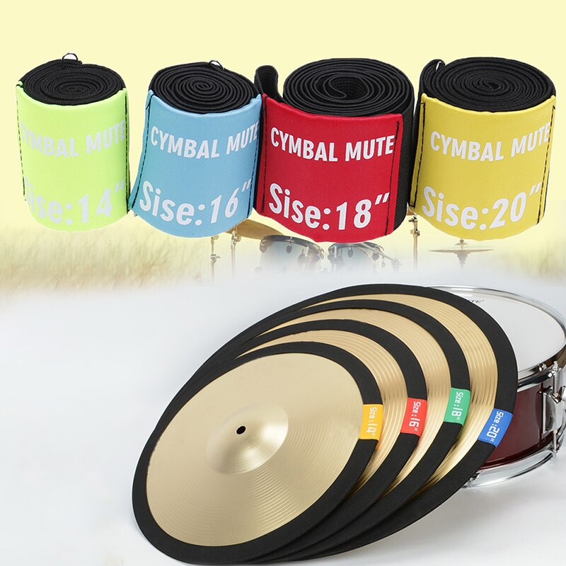 4 Pièces Amortisseurs Tambour Silicone Muet - Embouts Baguettes Percussion Silencieux Noir