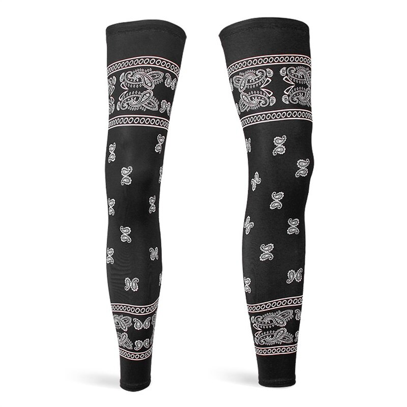 Jambières de pour hommes et femmes, protection UV, vtt, cyclisme, manches de jambe, vélo,: M / 18