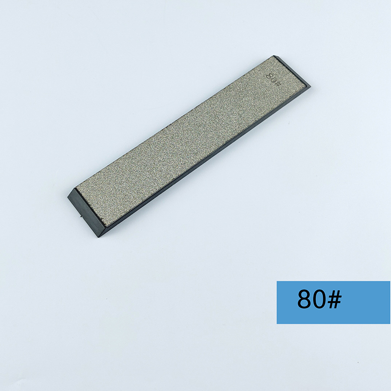 large Diamond stone bars knife sharpener Portable Special for sharpening Sharpening stone with base Sharpen blade Diamond: 80