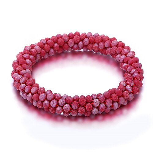 Multicolor Handgemaakte Gehaakte Glas Seed Bead Nepal Boho Armband: BK153
