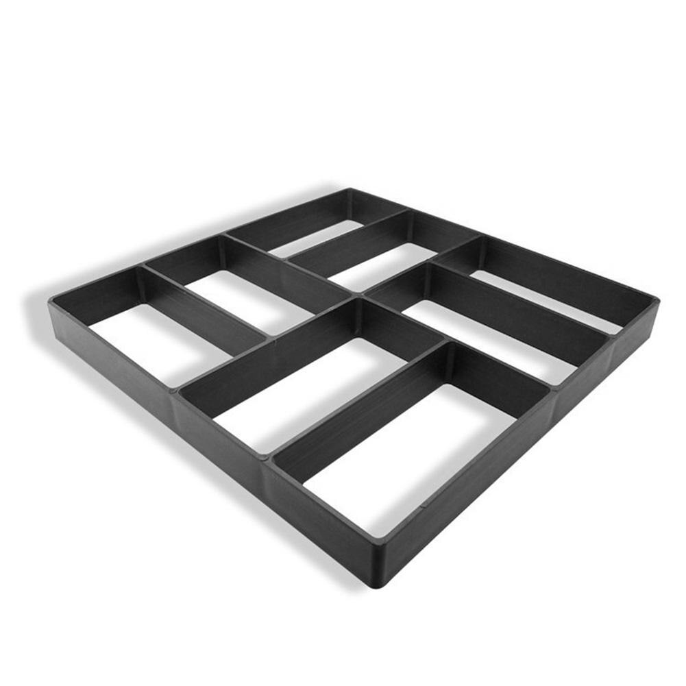 Brick Stone Road Concrete Mould Garden Path Maker Mold Plastic DIY Manually Paving Cement Cemento Garden Path Maker Mold: D