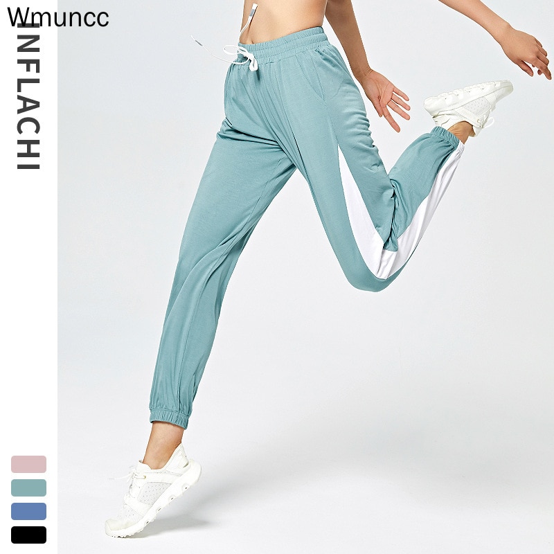 Women Yoga Pants Jogging Harem Pants Sports Athletic Loose Sweatpants Quick Dry Breathable Soft Bodybuilding Sportswear