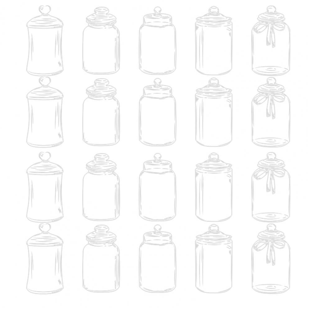 20Pcs DIY Transparent Dried Flower Bookmarks Floral Plant Clear Bookmarks Decorations Flownwing DIY Craft Bookmarks Bags Pouch: WHITE