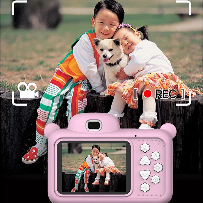 2.4 "voll HD Mini 1080P Kameras Video Spielzeug freundlicher Karikatur Nette Kamera Fotografie für freundlicher freundlicher Kamera Digital kamera