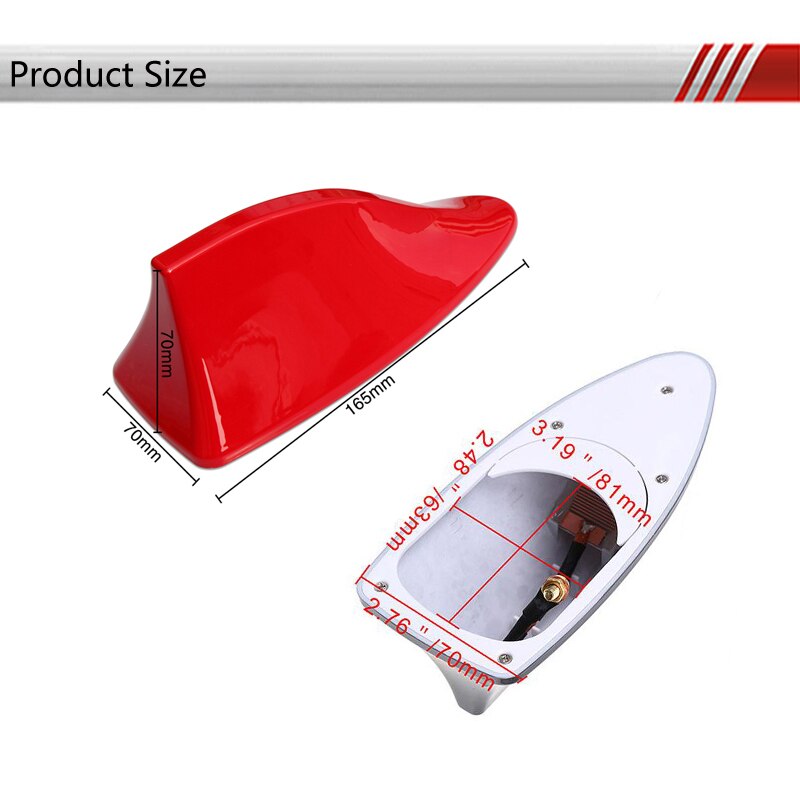Accessoires d'antenne de signaux de voiture | Accessoires d'antenne à aileron de requin pour Toyota Supra Tacoma Verso Wish Yaris Auris PRIUS C, accessoires