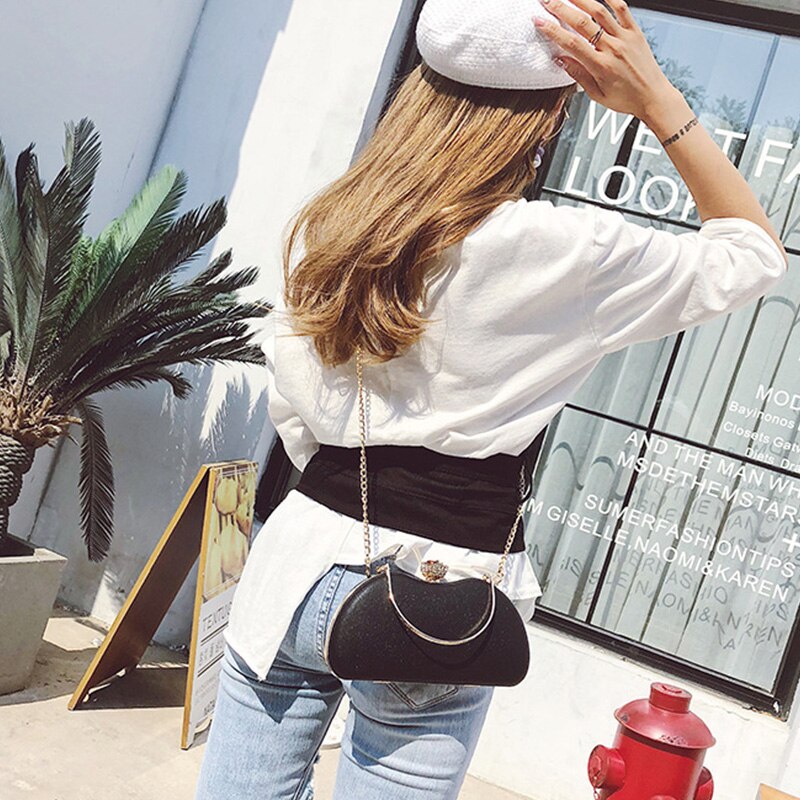Damestas avondtas feestjurk avondtas diamant tas schoudertas diagonaal clutch wit