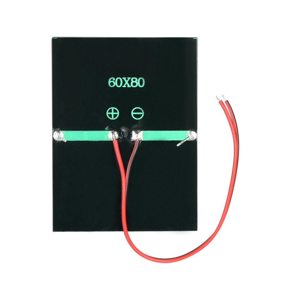 0.65W 1.5V Polycrystalline Silicon Solar Panel Solar Cell for DIY Power Charger 60*80mm