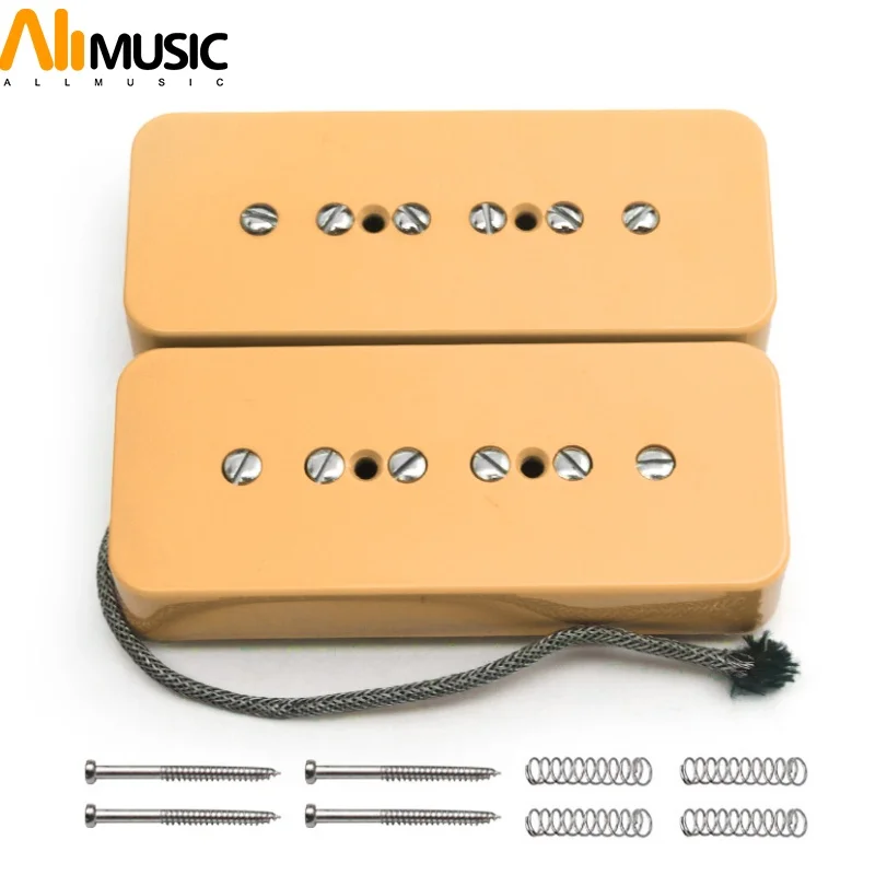 Vintage alnico 2 p90 soapbar gitarpickup, alnico ii pickup for 6- strengs elektrisk gitar, gitartilbehør