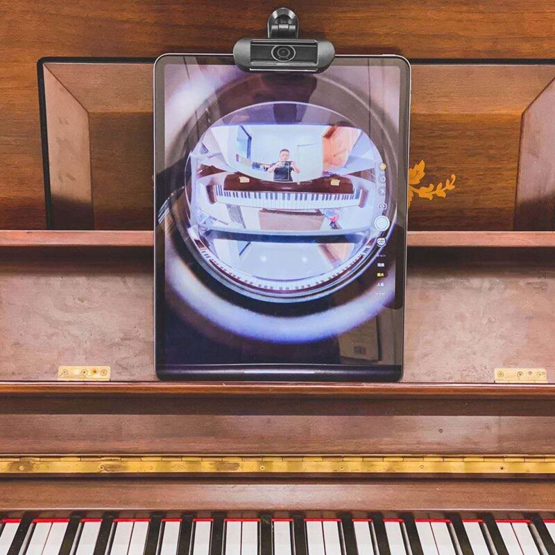 Piano Sparring Two-Split Sn Full-Key Piano Lesson Fisheye Lens Online Education Dedicated