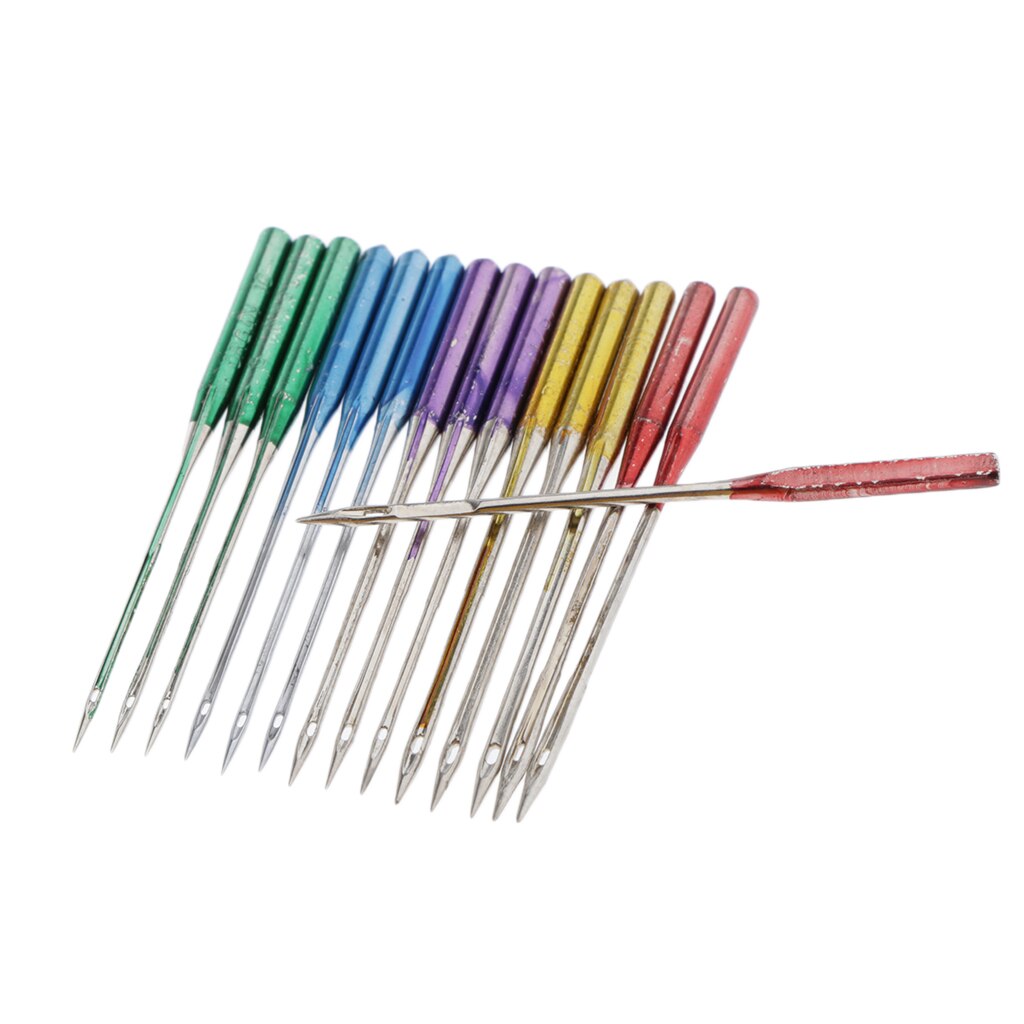 Universal Sewing Machine Needles - 5 Pack of 3 Needles Sizes: 90/14,110/18,65/9,100/16,75/11