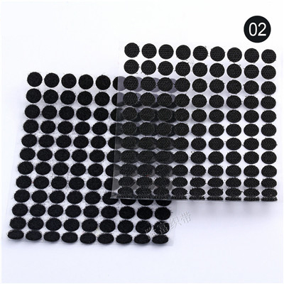 10mm 15mm Mehrfarbig Selbst Klebe Verschluss Band Haken und Schlaufen Punkt Aufkleber Magie Band Nylon Heimat Klitterband Punkte mit Kleber: 10mm / Zimt