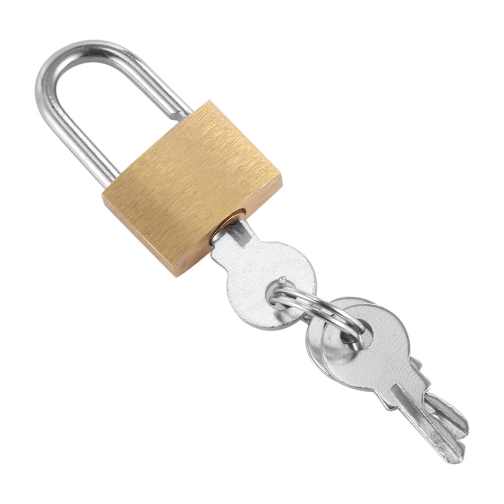 Litet kopparlås väska hänglås låda väska lås mini lås lovers lock