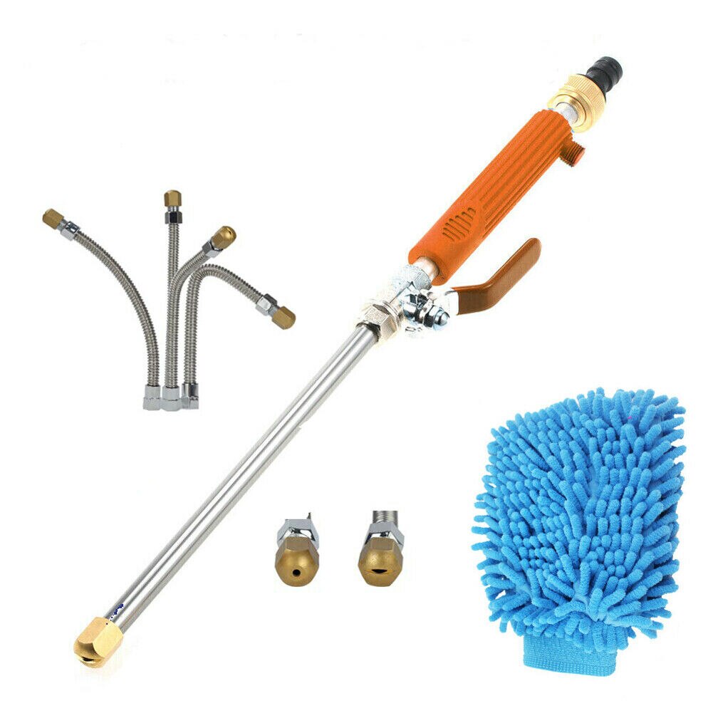 High Pressure Water Guns Metal Handheld Washer Spray Nozzle Wands Attachment Gun Lance Set Car Cleaning Water Pump Gadgets: C1