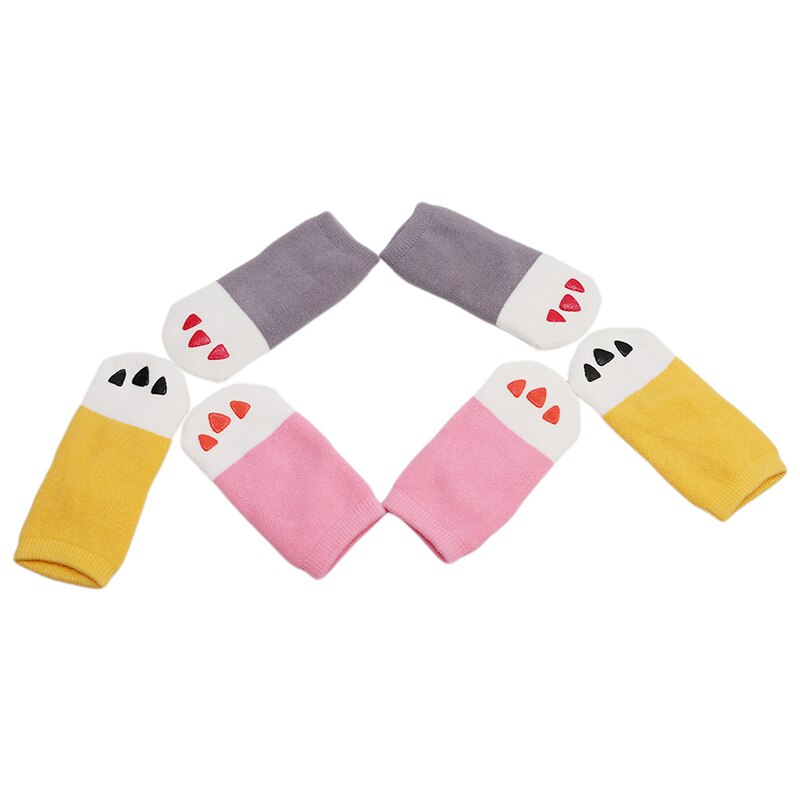 1pair 0-2 Years Old Autumn Winter Thick Girls Boys Kid Socks Cotton Paw Casual Meias Infantil Anti Slip Socks Soft