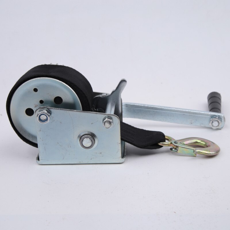 800LBS 6M Boat Truck Auto Portable Manual Winch Webbing Sling, Hand Tool Lifting Sling