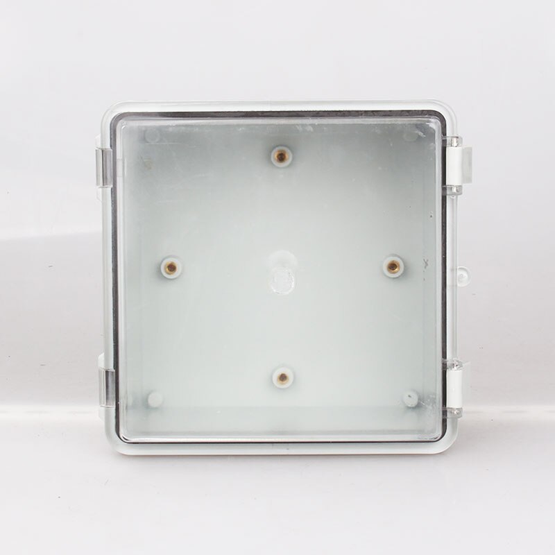 Waterproof Buckle Power Project box ABS plastic electric control box wire connection cable junction box Instrument Enclosure: 150x150x90mm Clear