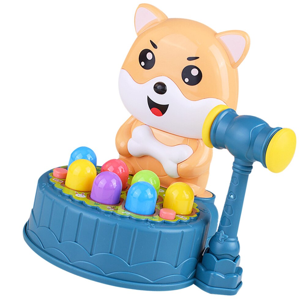 1 zestaw młotkowania i walenia musical bawidełko dziecko edukacyjny (niebieski)