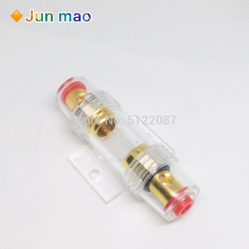 1 Set 30A 40A 50A 60A 70A 80A 100A Agu 10*38 Mm Zekering & Houder Car Audio Refit zekeringhouder Auto Stereo Audio Stroomonderbreker Inline