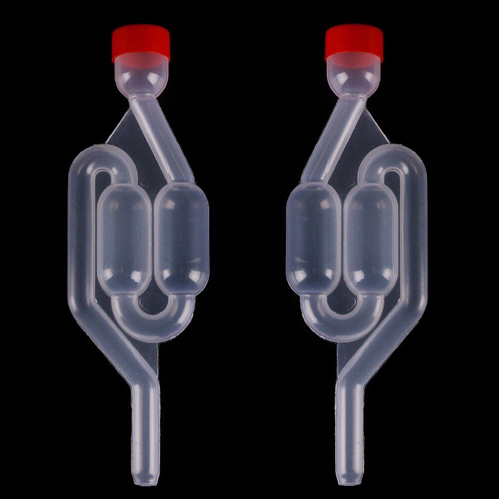 Válvula de retención de salida de vino casera, herramientas de válvulas selladas de agua, escape unidireccional, fermentación de vino, 1/3 Uds.