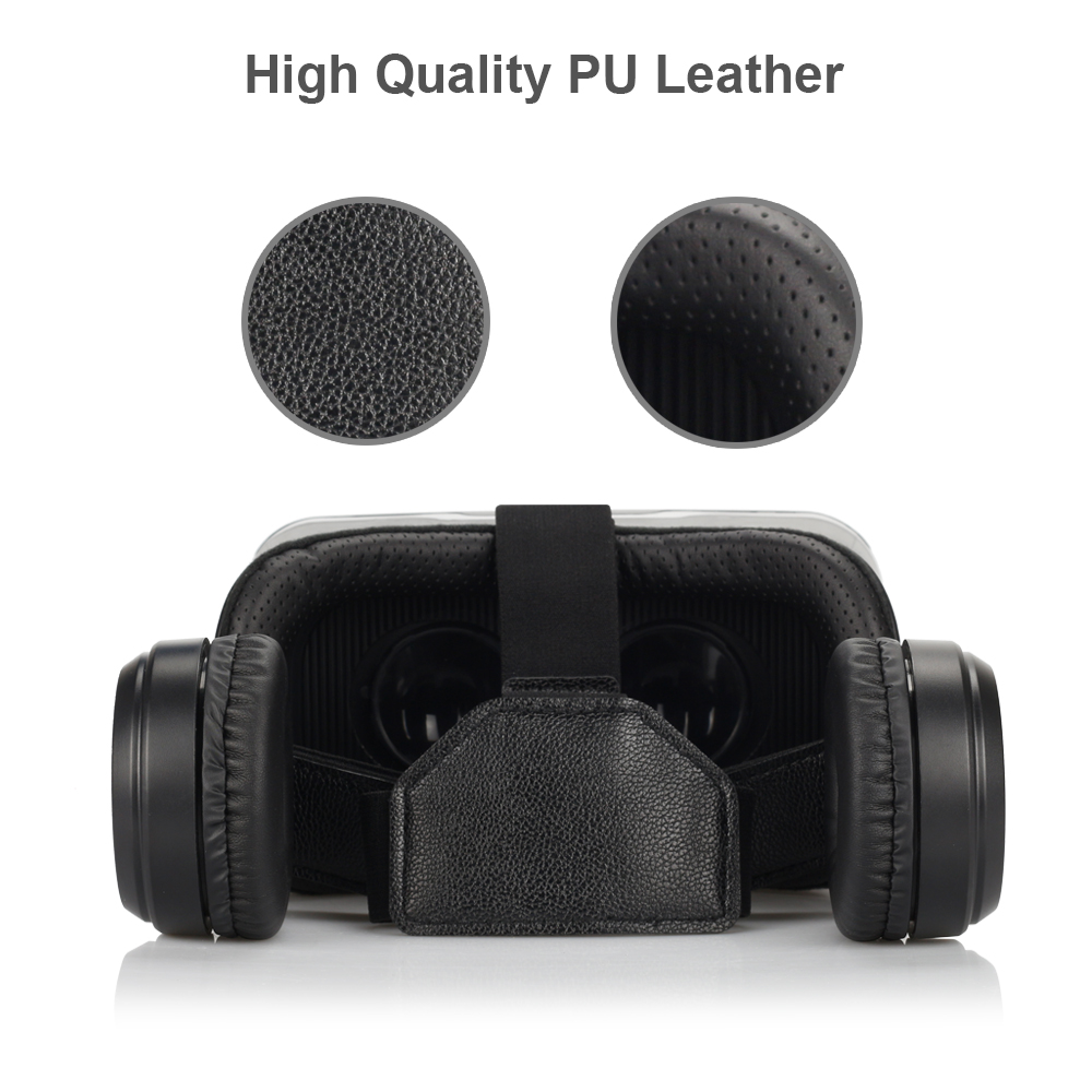 Vr Shinecon 6.0 3D Glazen Doos Google Kartonnen Virtual Reality Bril Vr Headset Voor 4.5-6.0 Inch Ios Android smartphone