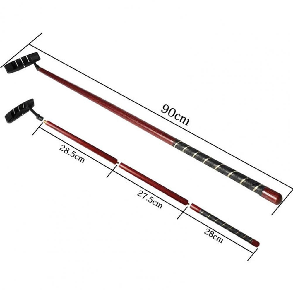 3-section Foldable Right/Left Handed Golf Putter Club Portable Putting Tool Golf Practice Training Tools