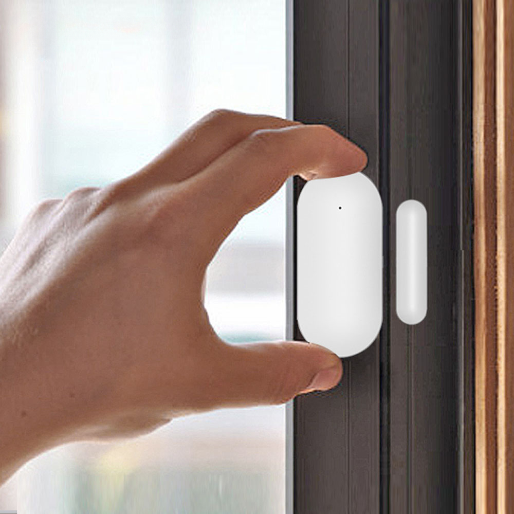 Sensor de ventana de puerta magnético inalámbrico PB68R, 433MHz, para sistema de alarma de seguridad para el hogar, Kits de alarma antirrobo, bajo consumo de energía TUYA