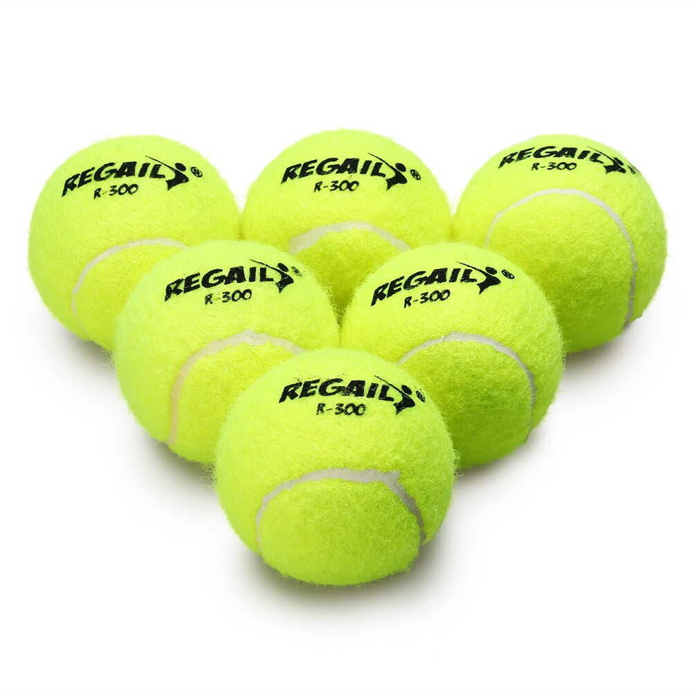 Pack of 12 Pressureless Tennis Balls with Mesh Bag Rubber Bounce Training Practice Tennis Balls Pet Toy