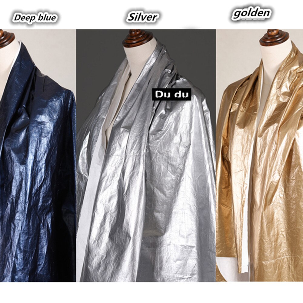 50*142Cm Kleur Collection Ademhaling Papier Kleding Wassen Stof Inelastisch Waterdichte Stof Diy