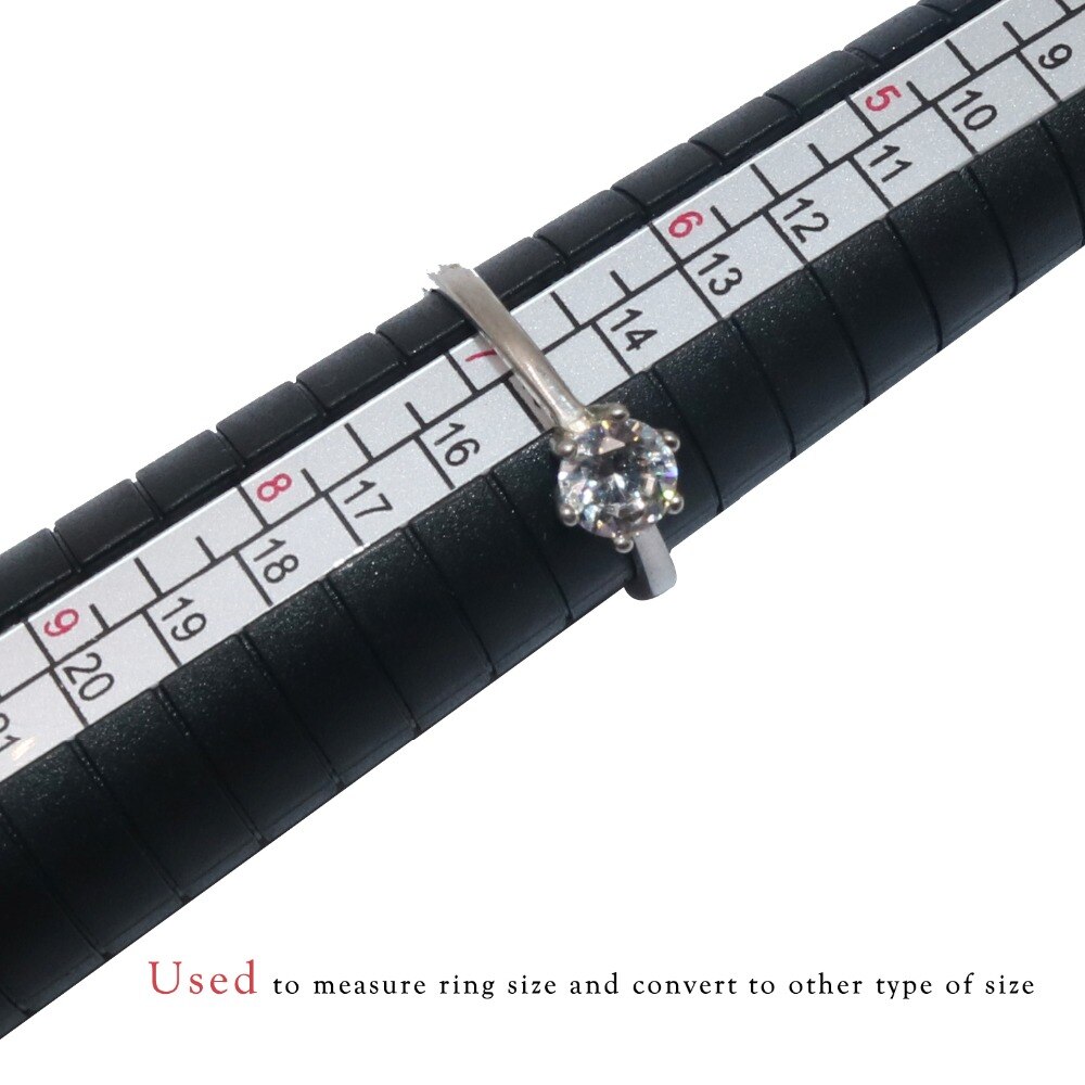 Ringgrößenmesser aus kunststoff, ,4- stufiger messstab, eu/us/japan/hk-größenmesser, schmuckwerkzeug, ringmesser