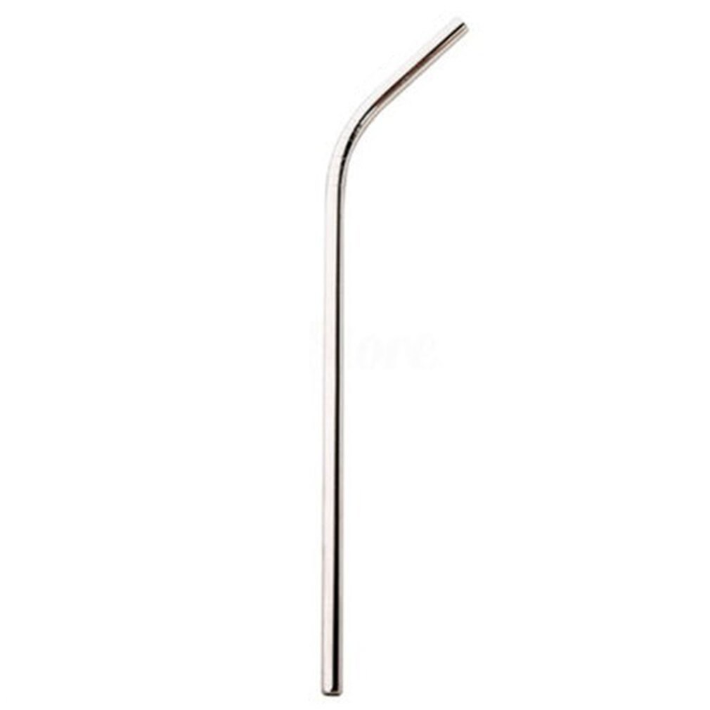 Paille en métal réutilisable, paille en acier inoxydable, pailles en plastique, tubes à boire, longue paille de boisson, pailles noires en métal: 8