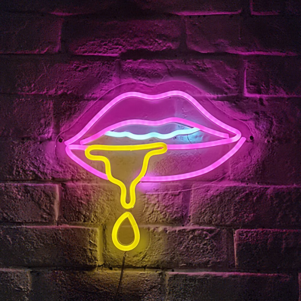 Señal de neón Led creativa, luces nocturnas alimen... – Grandado, image size:1000x1000