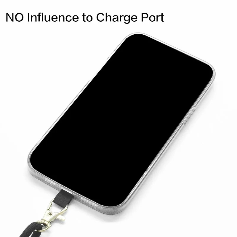 Telefonrem justerbar avtagbar halsrem rem för mobiltelefontillbehör mobiltelefonrep halsremmar universella