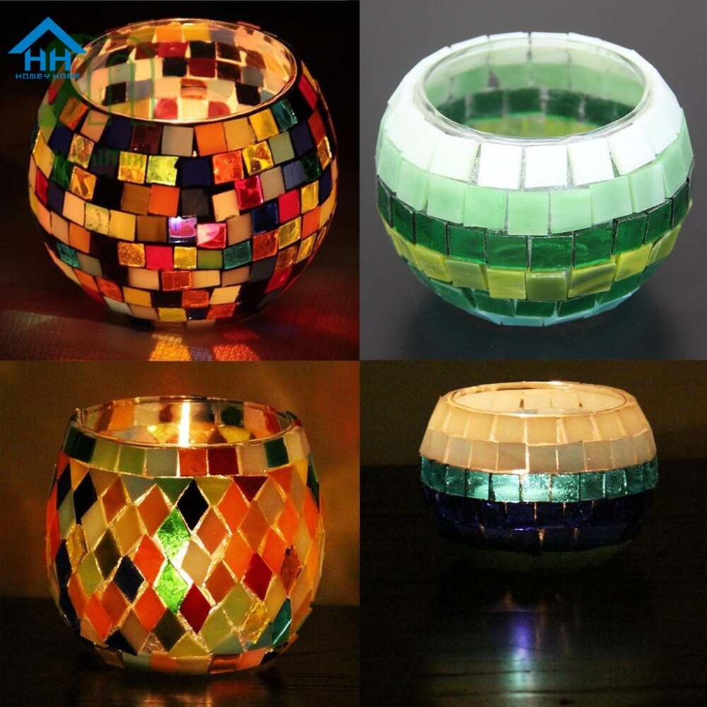 500pcs/pack DIY Mosaic Making Tiles for Art Crafts Creation Square Candy Mosaic Tiles Transparent Glass Tessera Home Decorations