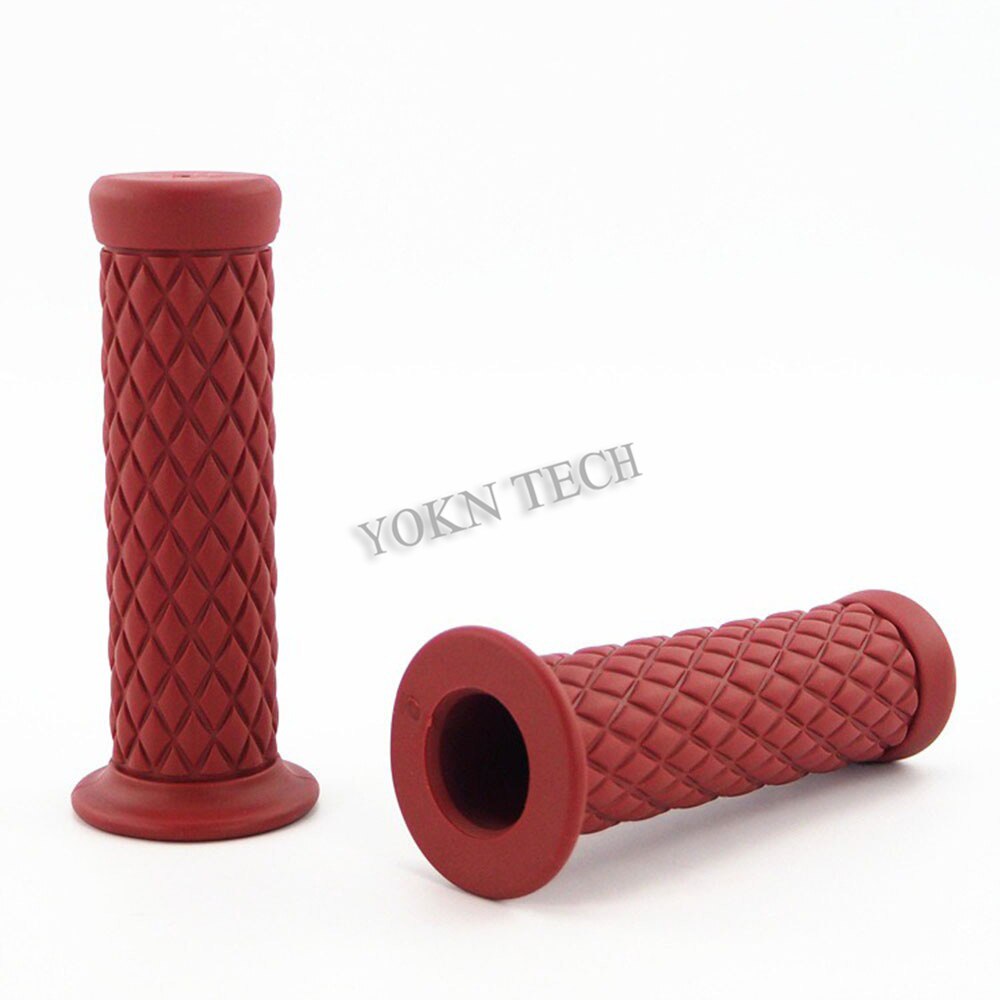 Cafe Racer Motorcycle Hand Grips Rubberen Handvat Bar