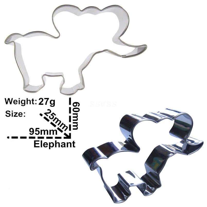 Coupe-biscuit en acier inoxydable, forme d&#39;animal de dessin animé, machine à gaufrer, pour le gaufrage, le sirop, le chocolat, moule de cuisson: H489