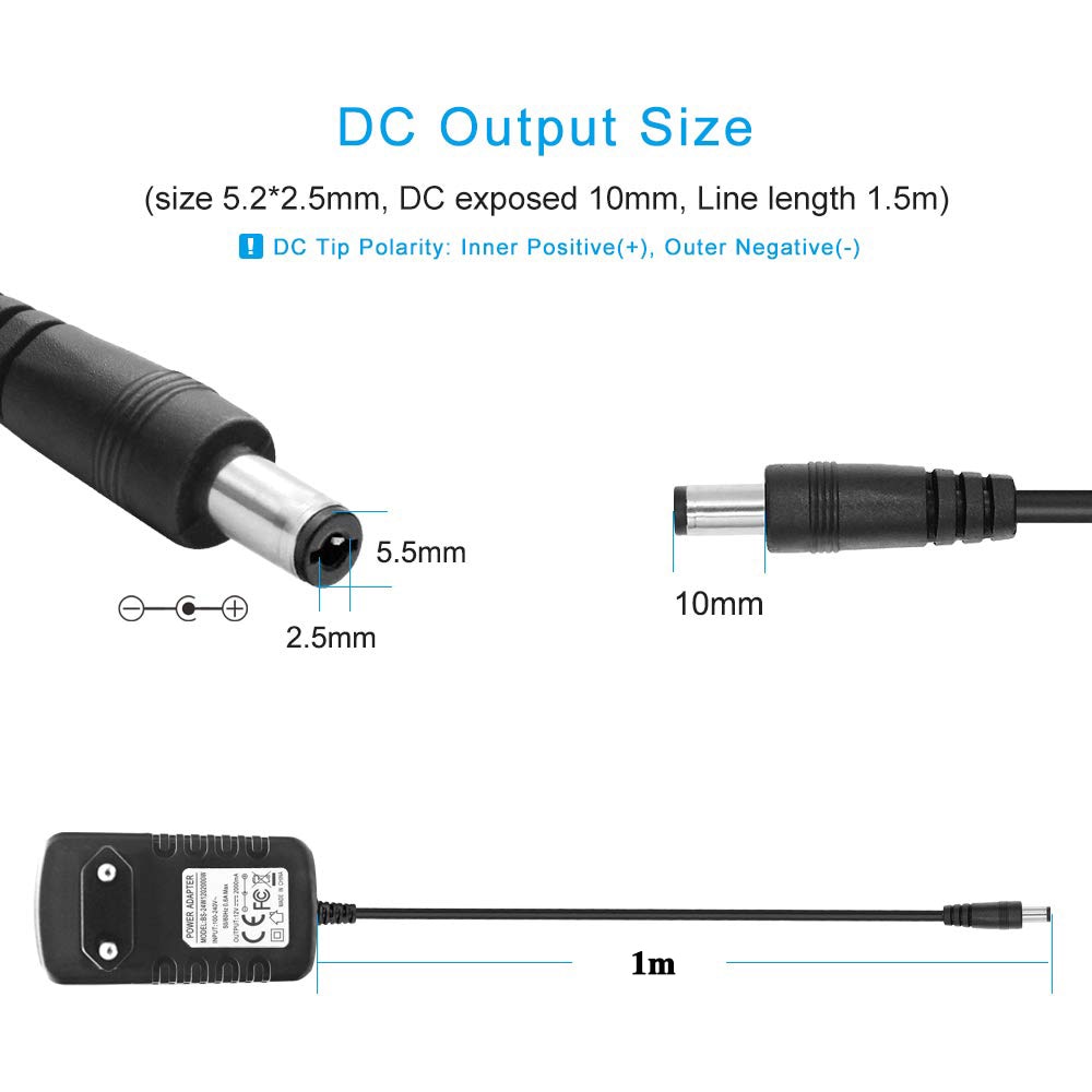 Adaptador de cargador con Enchufe europeo para Conga Excellence Dry 990 990Dry Conga Slim 890, 19V, 1A, piezas de aspiradora Robot