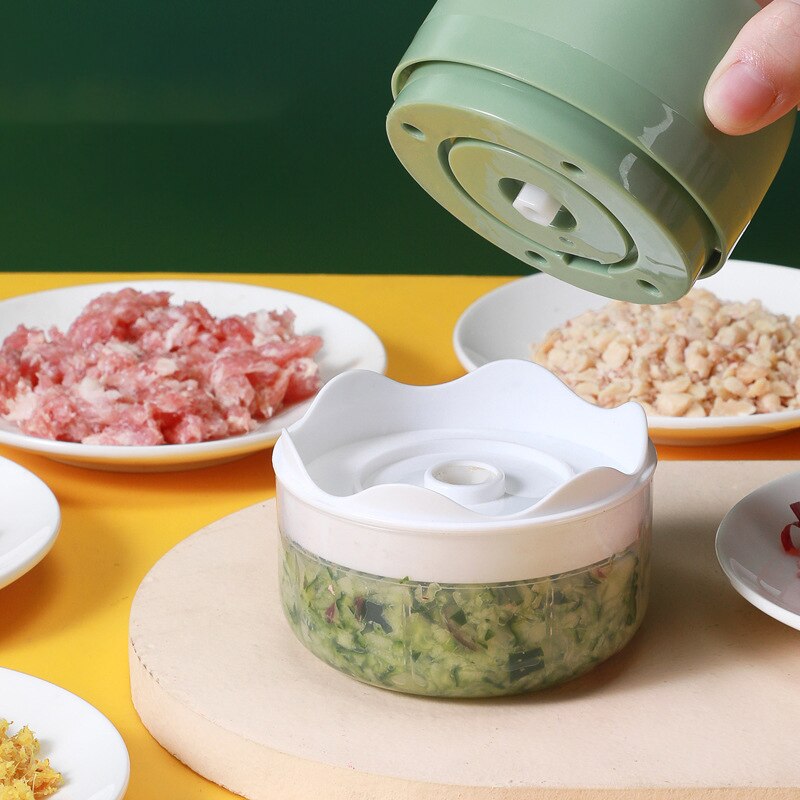 Electric Mini Food Chopper USB Charging Mini Electric Garlic Chopper Small Food Processor for Onion Garlic Pepper Vegetable