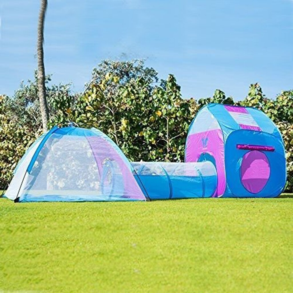 3 In 1 Up Play Tent W Tunnel & Hut Playhouse Bal Pit Baby Kinderen Spelen Speelgoed